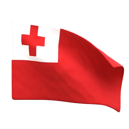 Drapeau des Tonga  3D Icon