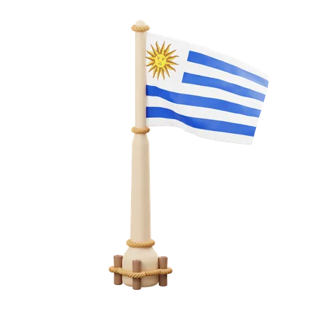 Drapeau de l'Uruguay  3D Icon