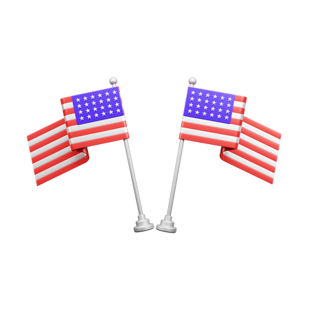 Un drapeau  3D Icon