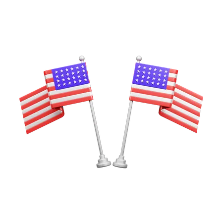 Un drapeau  3D Icon