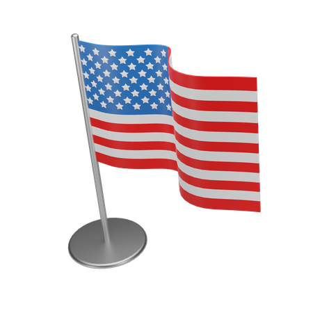 Un drapeau  3D Icon