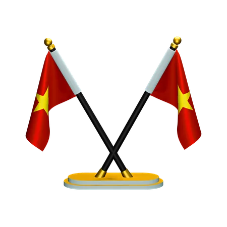 Drapeau vietnamien  3D Icon