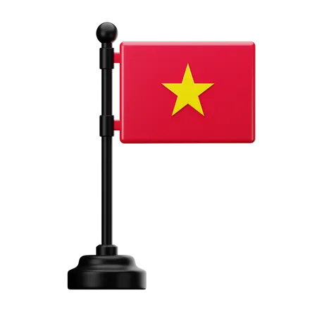 Drapeau vietnamien  3D Icon