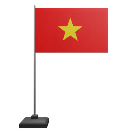 Drapeau vietnamien  3D Icon