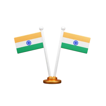 Drapeaux indiens  3D Icon