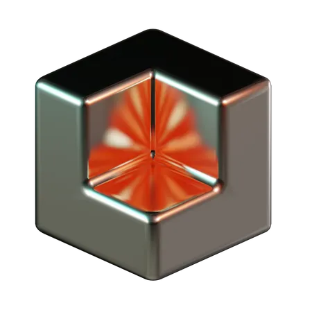 Draw Square  3D Icon