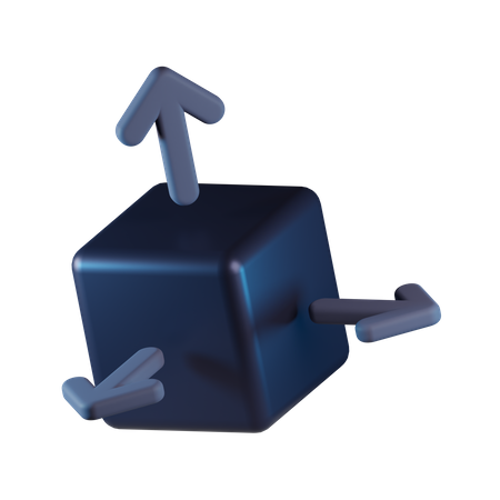 Draw Square  3D Icon