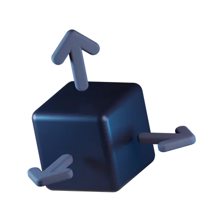 Draw Square  3D Icon