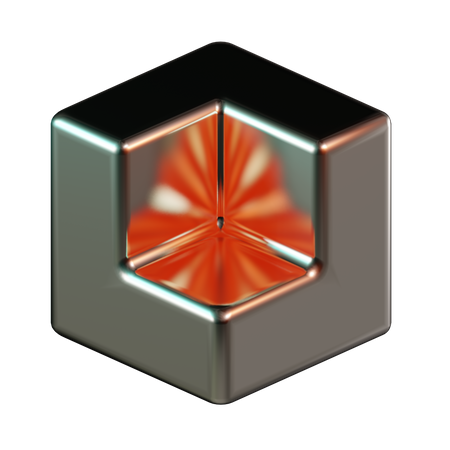 Draw Square  3D Icon