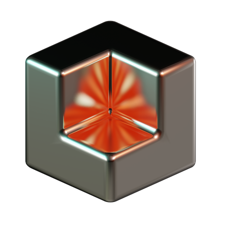 Draw Square  3D Icon