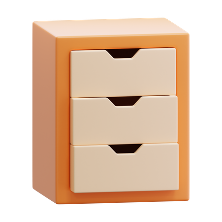 서랍  3D Icon
