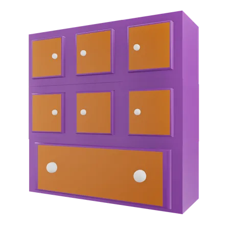 Drawer  3D Icon