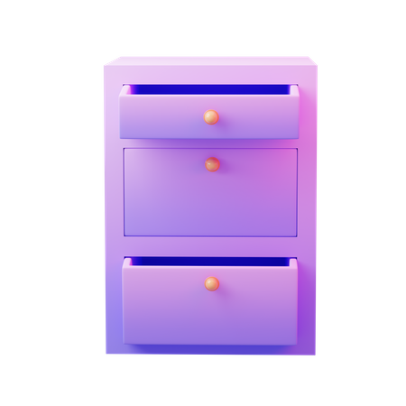 Drawer  3D Icon