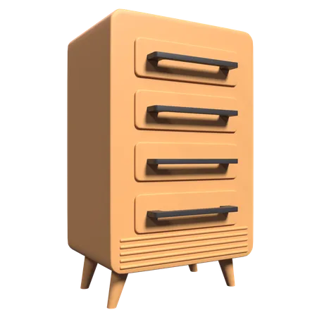 Drawer Table  3D Icon