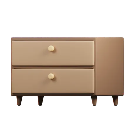 Drawer Table  3D Icon