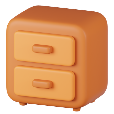 Drawer Table  3D Icon