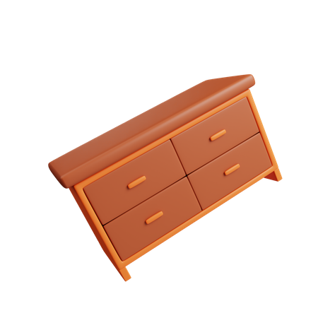 Drawer Table  3D Icon