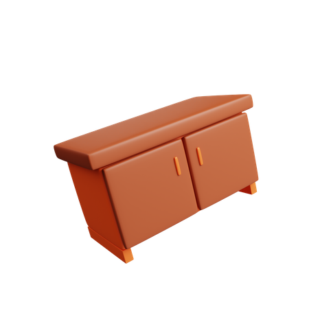 Drawer Table  3D Icon