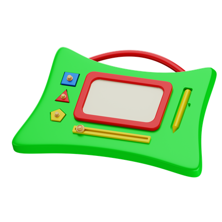 화판  3D Icon