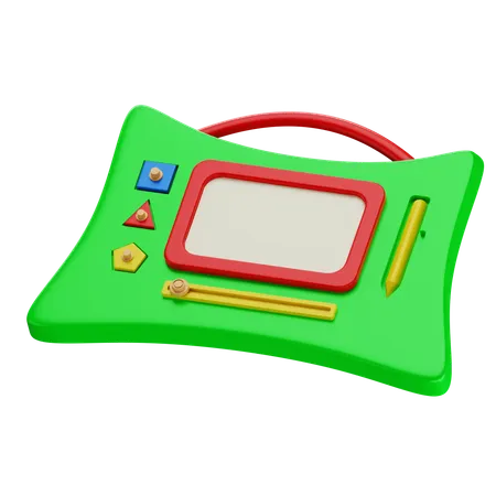 화판  3D Icon