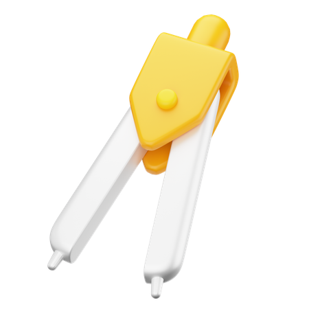Drawing Compass  3D Icon