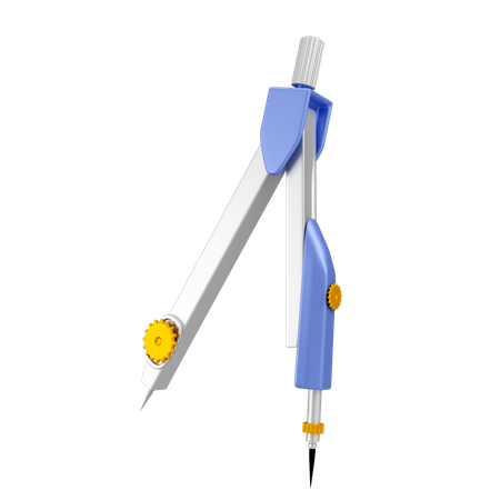 Drawing Compass  3D Icon