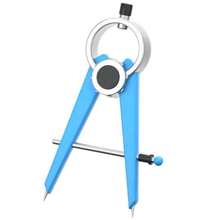 Drawing Compass  3D Icon