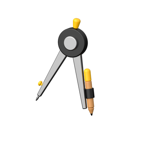 Drawing Compass  3D Icon