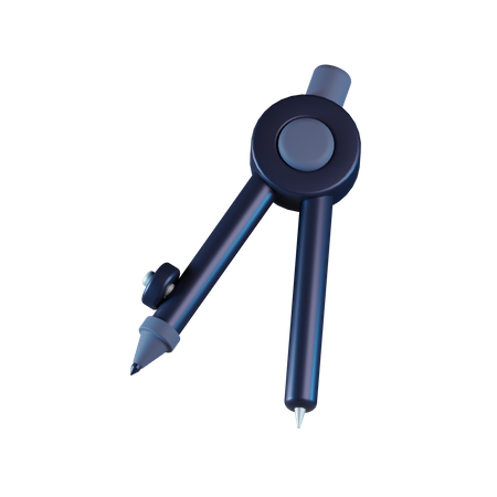 Drawing Compass  3D Icon