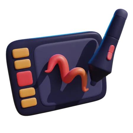 Drawing Pad  3D Icon