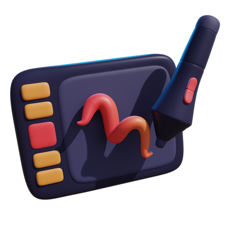 Drawing Pad  3D Icon