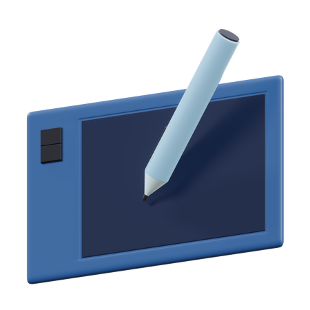 Drawing Pad  3D Illustration