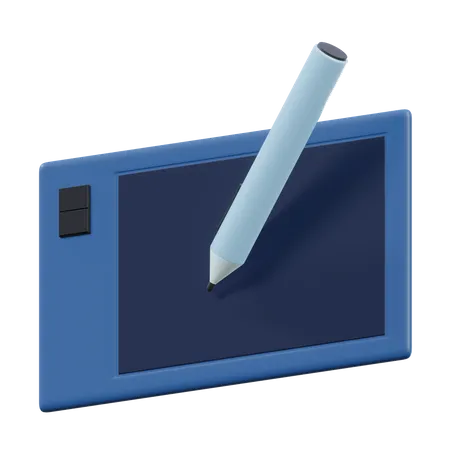 Drawing Pad  3D Illustration