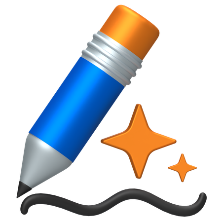 Drawing Pencil  3D Icon