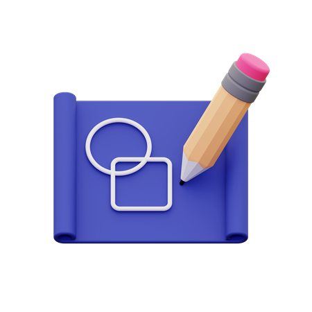 Drawing Sketch  3D Icon