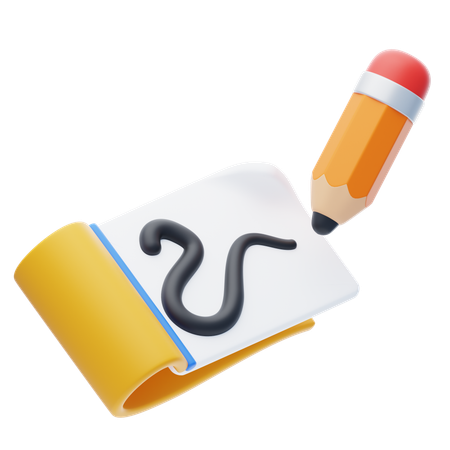 Drawing Sketch  3D Icon