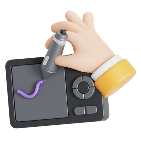 Drawing tablet  3D Icon