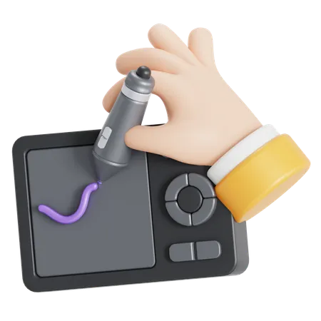 Drawing tablet  3D Icon