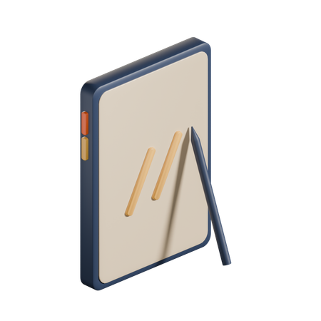 그리기 태블릿  3D Icon