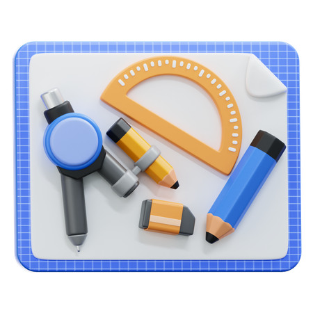 Drawing Tools  3D Icon