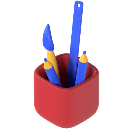 Drawing tools  3D Icon