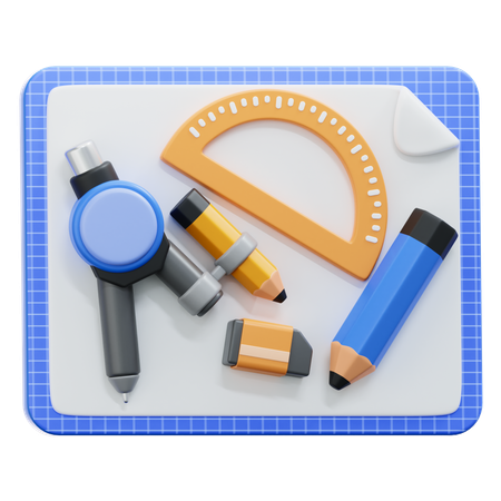 Drawing Tools  3D Icon