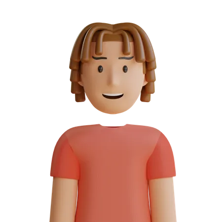 Dreadlocked Man  3D Icon