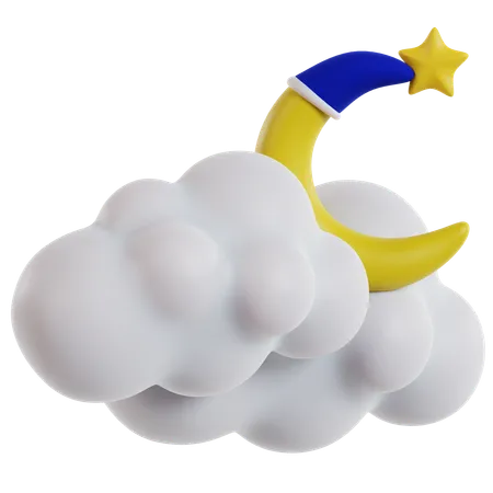 Dreamy Nighttime Sky  3D Icon