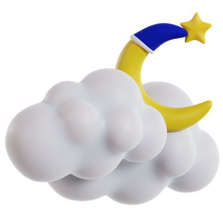 Dreamy Nighttime Sky  3D Icon