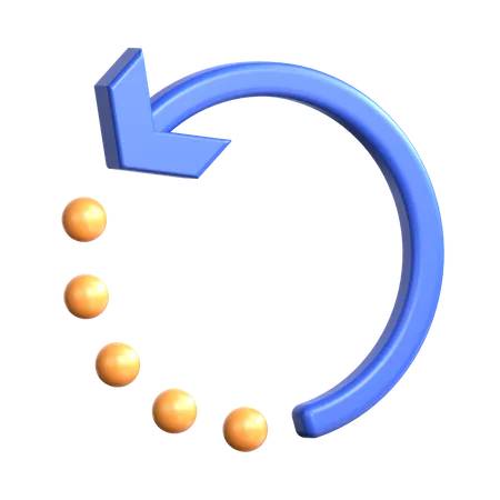 Drehen  3D Icon