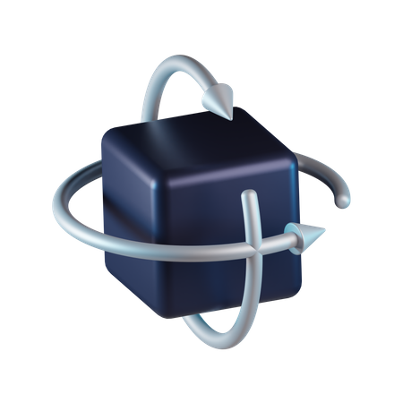 Drehen  3D Icon