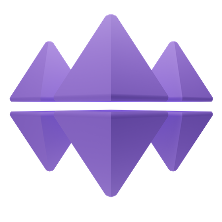 Drei Ethereum  3D Icon