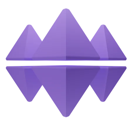 Drei Ethereum  3D Icon