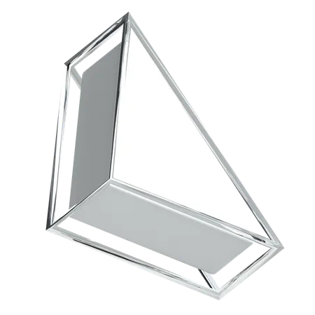 Dreieck abstrakt form  3D Icon